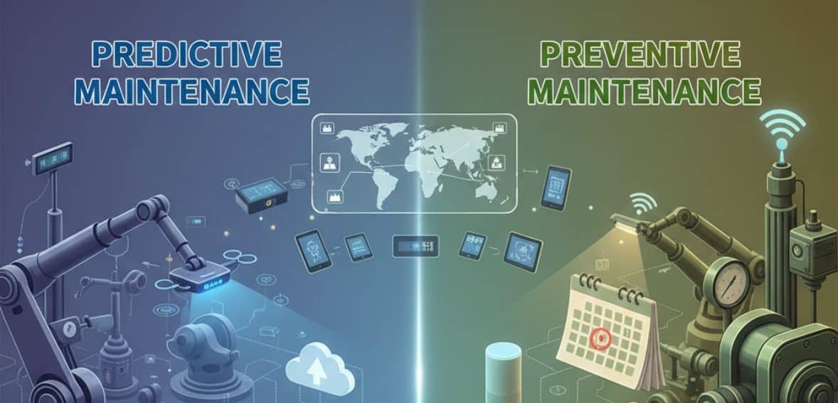 Preventive vs predictive maintenance